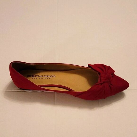 BRAND NEW CHRISTIAN SIRIANO POINTED TOE BOWNOT SLIP-ON BALLET FLAT - Picture 13 of 14